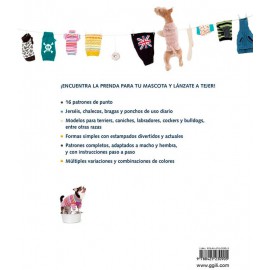 Prendas de punto para perros. Aprende a tejer jerséis y accesorios para tu mascota