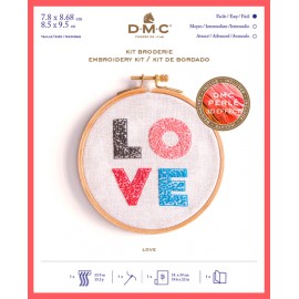 Kit de Bordado Love - DMC