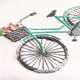 Kit de Bordado Bicicleta  - DMC