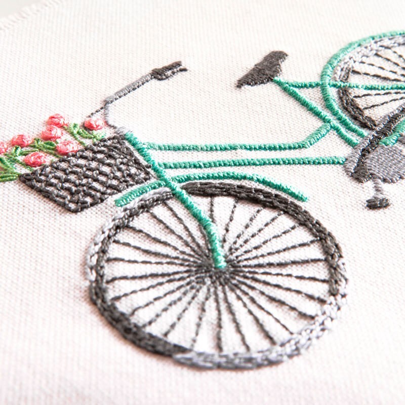 Kit de Bordado Bicicleta  - DMC