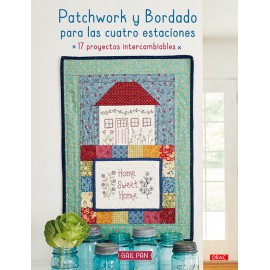 Quilts con bordados intercambiables en diferentes momentos del año