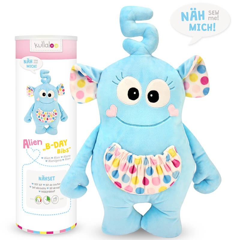 Kit Peluche Alien B-Day Bibs - Kullaloo