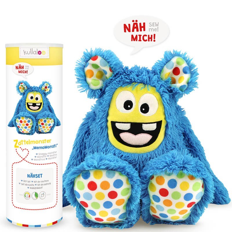 Kit Peluche Monstruo Peludo MemoMonsti - Kullaloo Kit Peluche Monstruo Peludo MemoMonsti - Kullaloo
