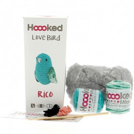 Kit Amigurum Pajaro del Amor Rico - Hoooked