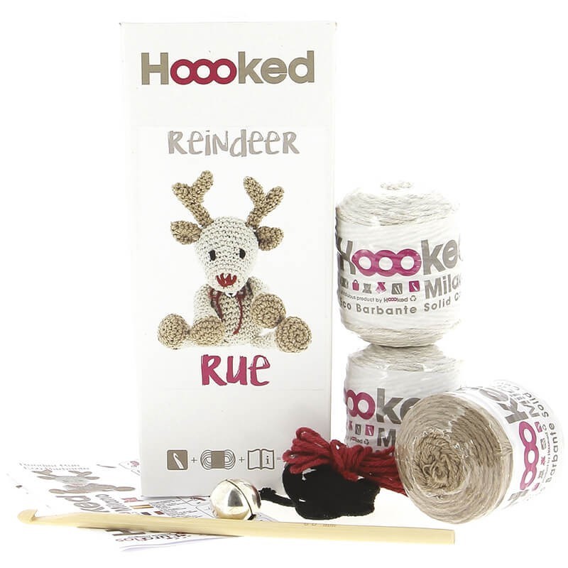 Hoooked  DIY Crochet Kit Christmas Ornaments