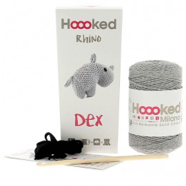 Kit Amigurum Rinoceronte Dex - Hoooked