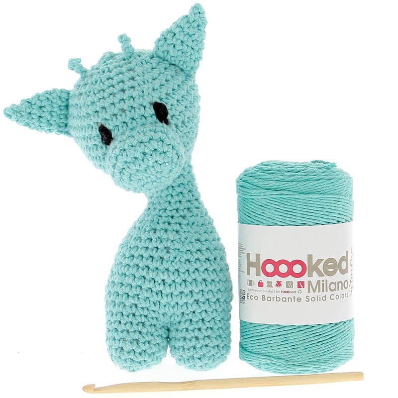 Kit Amigurumi Girafa Ziggy - Hoooked