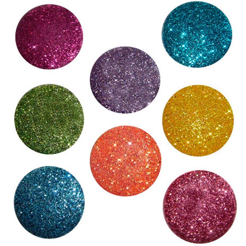 Big Glitter Dots Brights buttons – Dress It Up Big Glitter Dots Brights buttons – Dress It Up
