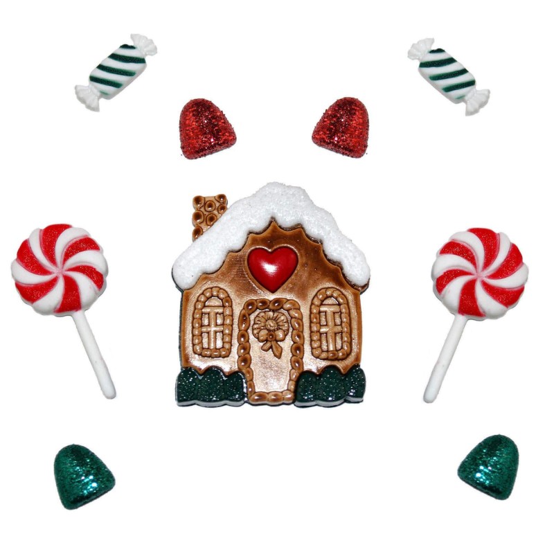 Botones Candy Cottage - Dress It Up Botones Candy Cottage - Dress It Up