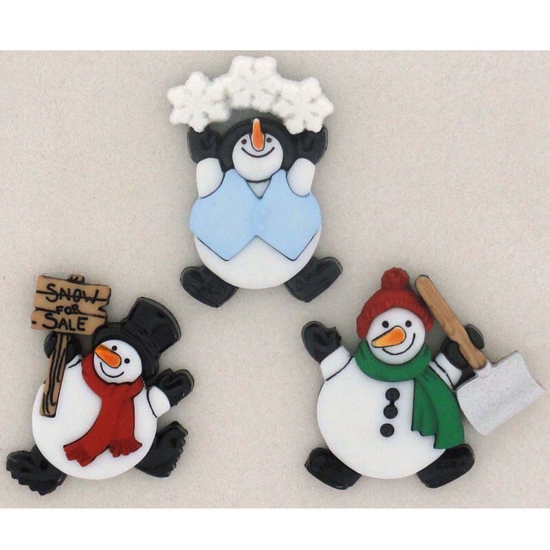 Botones Roly Poly Snowman - Dress It Up Botones Roly Poly Snowman - Dress It Up