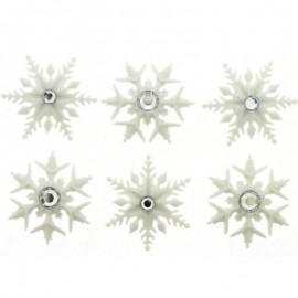 Botones Fancy Snowflakes - Dress It Up