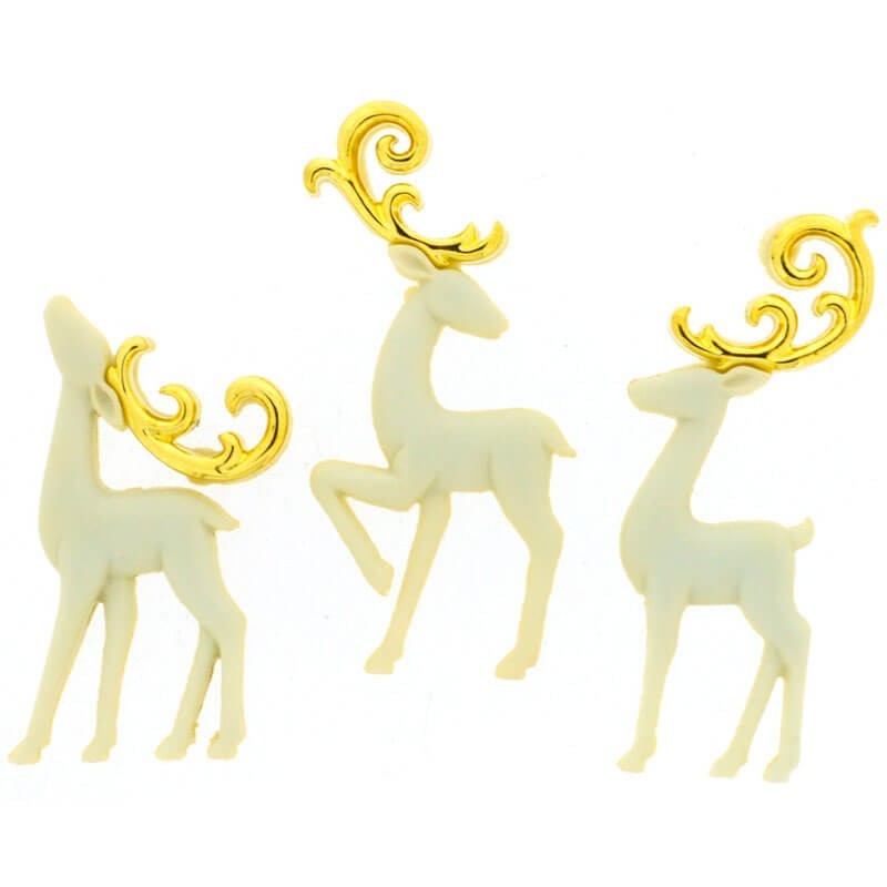 Botones Majestic Reindeer - Dress It Up Botones Majestic Reindeer - Dress It Up