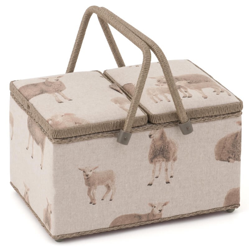 Costurero Doble Tapa - Linen Sheep Costurero Doble Tapa - Linen Sheep