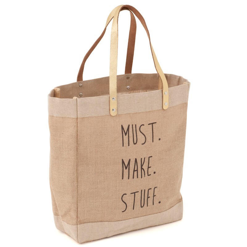 personalised knitting needle bolsa