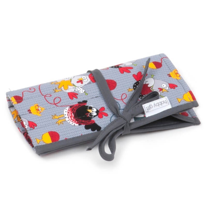 Set de Ganchillos con Estuche de Tela - Chiken Stitch Set de Ganchillos con Estuche de Tela - Chiken Stitch