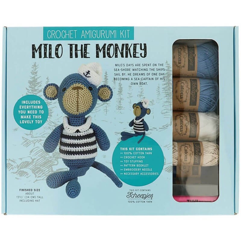 Kit Amigurumi Monito Milo Kit Amigurumi Monito Milo