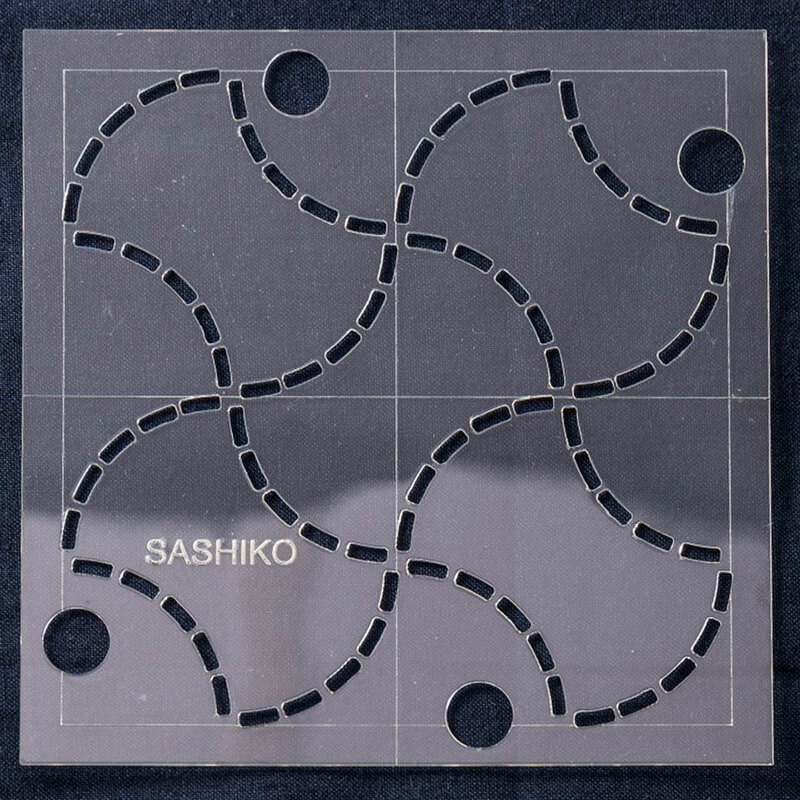 Plantilla para Bordar Sashiko 10.15 cm - Sew Easy Plantilla para Bordar Sashiko 10.15 cm - Sew Easy