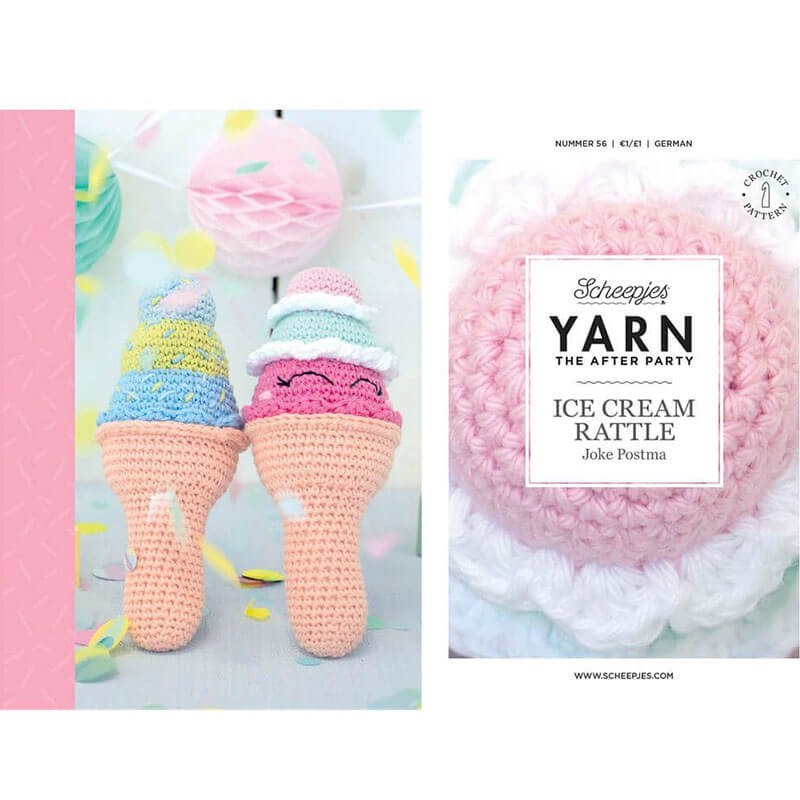 Patrón Scheepjes Nº 56 Yarn The After Party - Ice Cream Patrón Scheepjes Nº 56 Yarn The After Party - Ice Cream