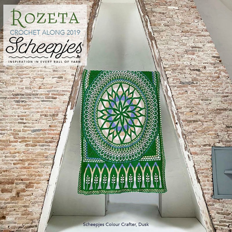 Scheepjes CAL 2019 - Rozeta Scheepjes CAL 2019 - Rozeta