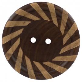 Boton de Madera Espiral