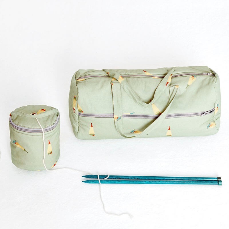 Patron Katia - Bolsa + mini bolsa portaovillos Patron Katia - Bolsa + mini bolsa portaovillos