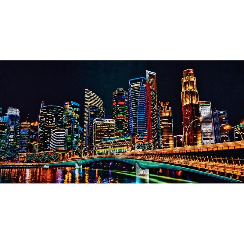 Kit de Bordado con Cuentas - Night City Kit de Bordado con Cuentas - Night City