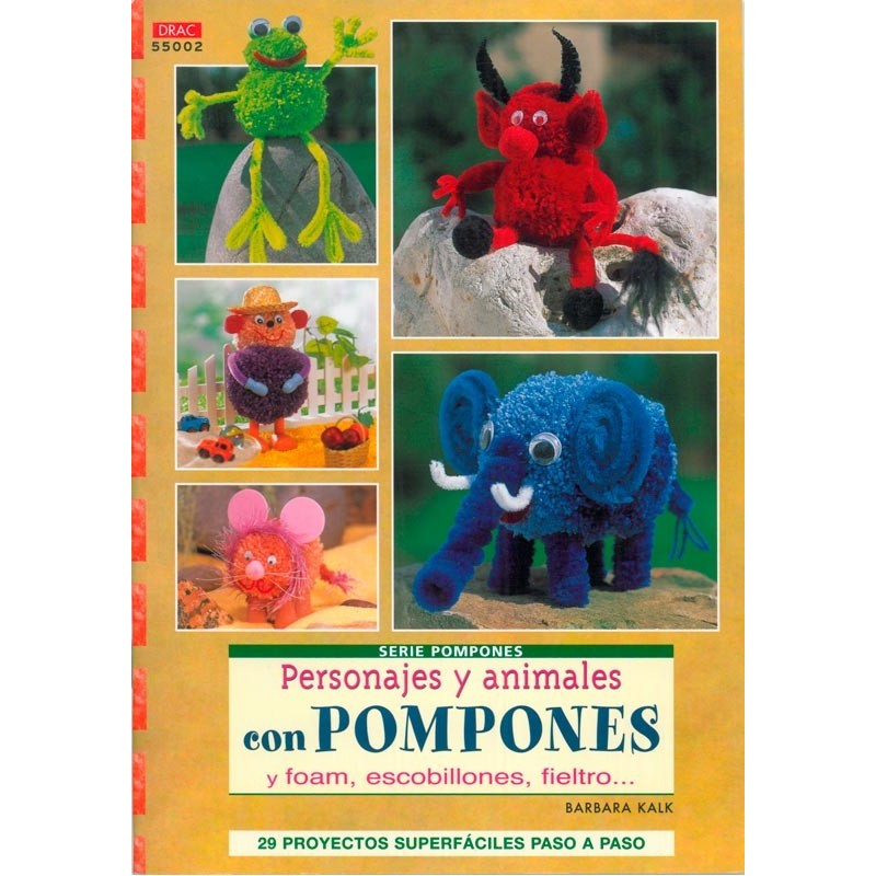 Personajes y animales con pompones y foam, escobillones, fieltro... Personajes y animales con pompones y foam, escobillones, fieltro...