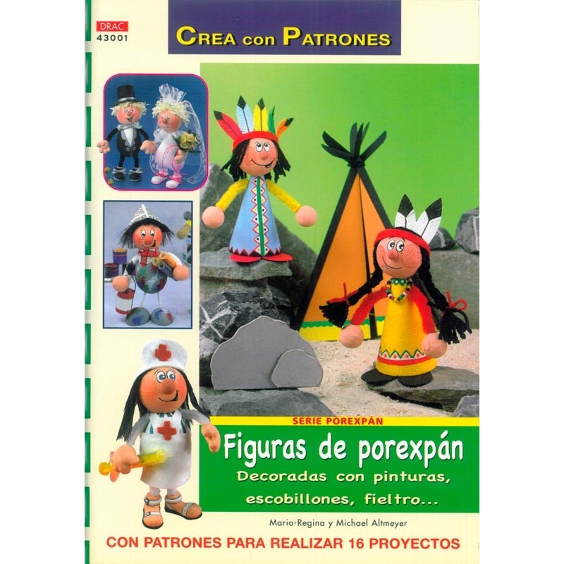 Figuras de porexpán. Decoradas con pinturas, escobillones, fieltro... Figuras de porexpán. Decoradas con pinturas, escobillones, fieltro...