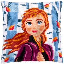 Kit Cojín Punto de Cruz - Disney - Frozen 2 - Anna - Vervaco