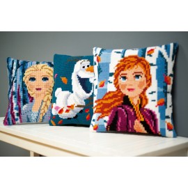 Kit Cojin Punto de Cruz - Disney - Frozen 2 - Elsa - Vervaco