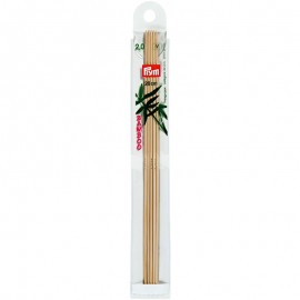 Agujas de doble punta Bambu 20 cm - Prym