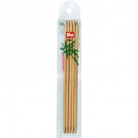 Agujas de doble punta Bambu 20 cm - Prym