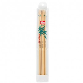 Agujas de doble punta Bambu 20 cm - Prym