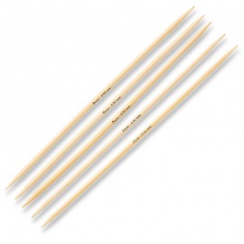 Agujas de doble punta Bambu 20 cm - Prym