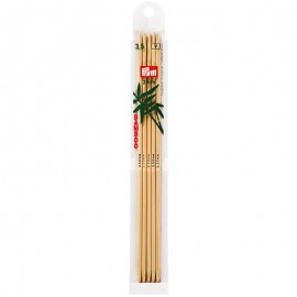 Agujas de doble punta Bambu 20 cm - Prym