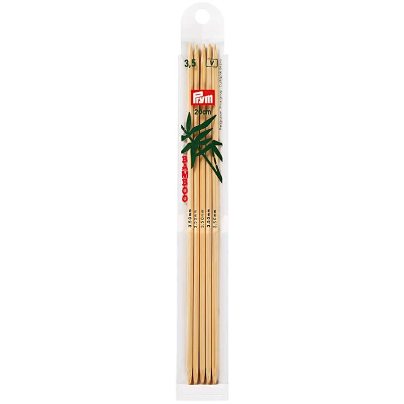 Agujas de doble punta Bambu 20 cm - Prym