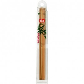 Agujas de doble punta Bambu 20 cm - Prym