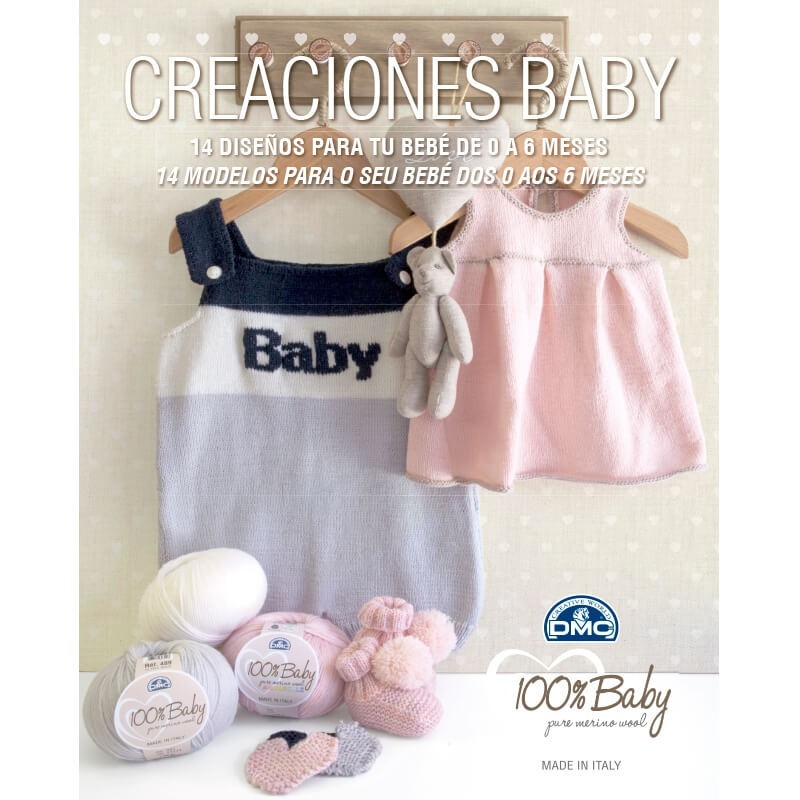 Revista DMC Creaciones Baby 14 diseños para tu bebé de 0 a 6 meses