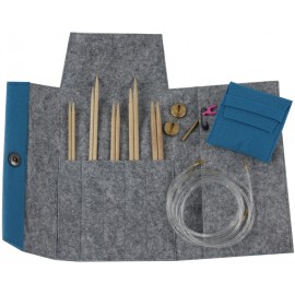 Maple interchangeable circular needles set with felt case - Pony