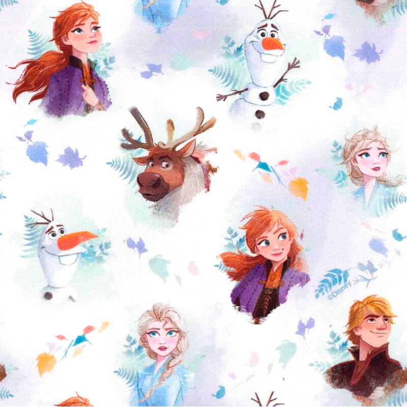 Sábanas infantiles Disney para Navidad: El mundo Frozen también en