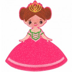 Iron-on Patch - Princesa Fuxia