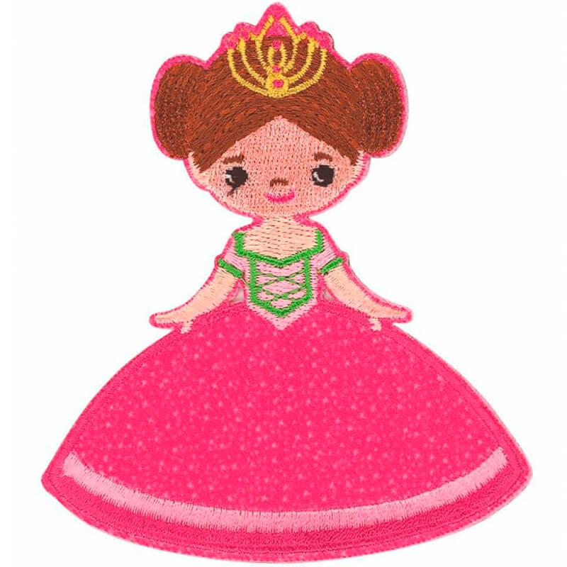 Iron-on Patch - Princesa Fuxia - Las Tijeras Mágicas Iron-on Patch - Princesa Fuxia - Las Tijeras Mágicas