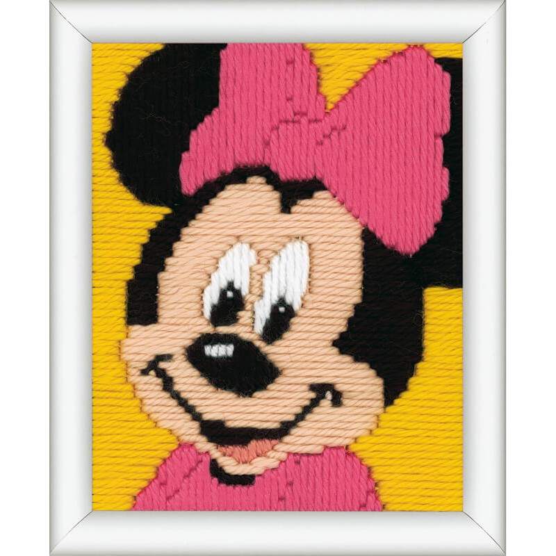 Familiar Ninguna montar Kit de Bordado - Minnie Mouse - Vervaco - Las Tijeras Mágicas