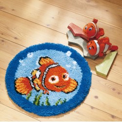 Crochet Rug Kit - Nemo -...