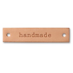 Leather tag "Handmade" - Prym