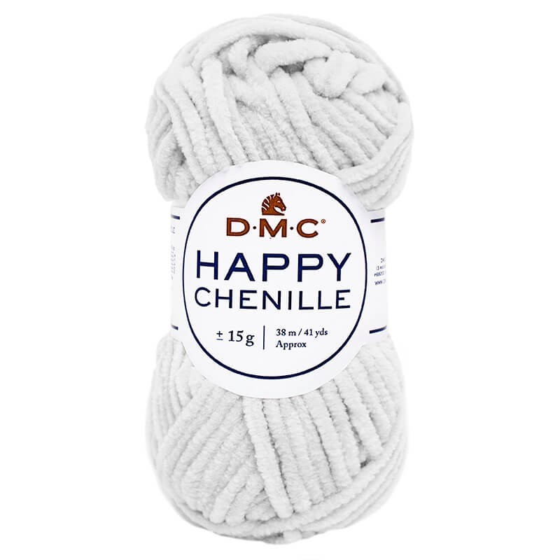 HAPPY CHENILLE 24-DMC. Lana aterciopelada ideal para amigurumis. Ovillo  15gr. - Mercería Creativa