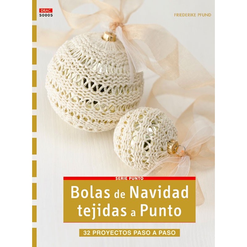 Bolas de Navidad tejidas a punto