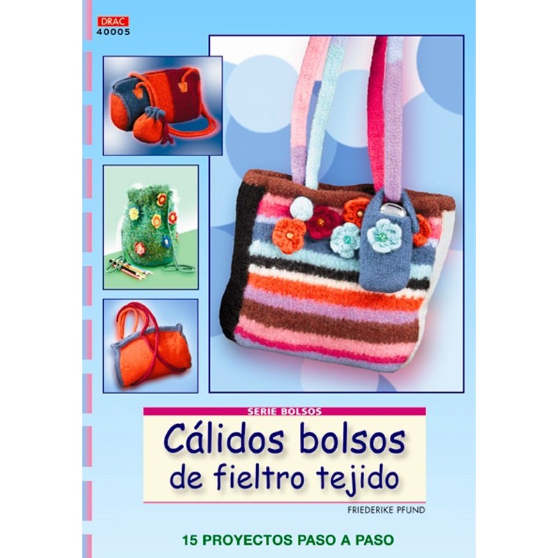 Cálidos bolsos de fieltro tejido