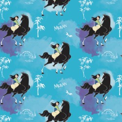 Cotton Fabric - Mulan -...