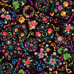 Cotton Fabric – Embroidered...